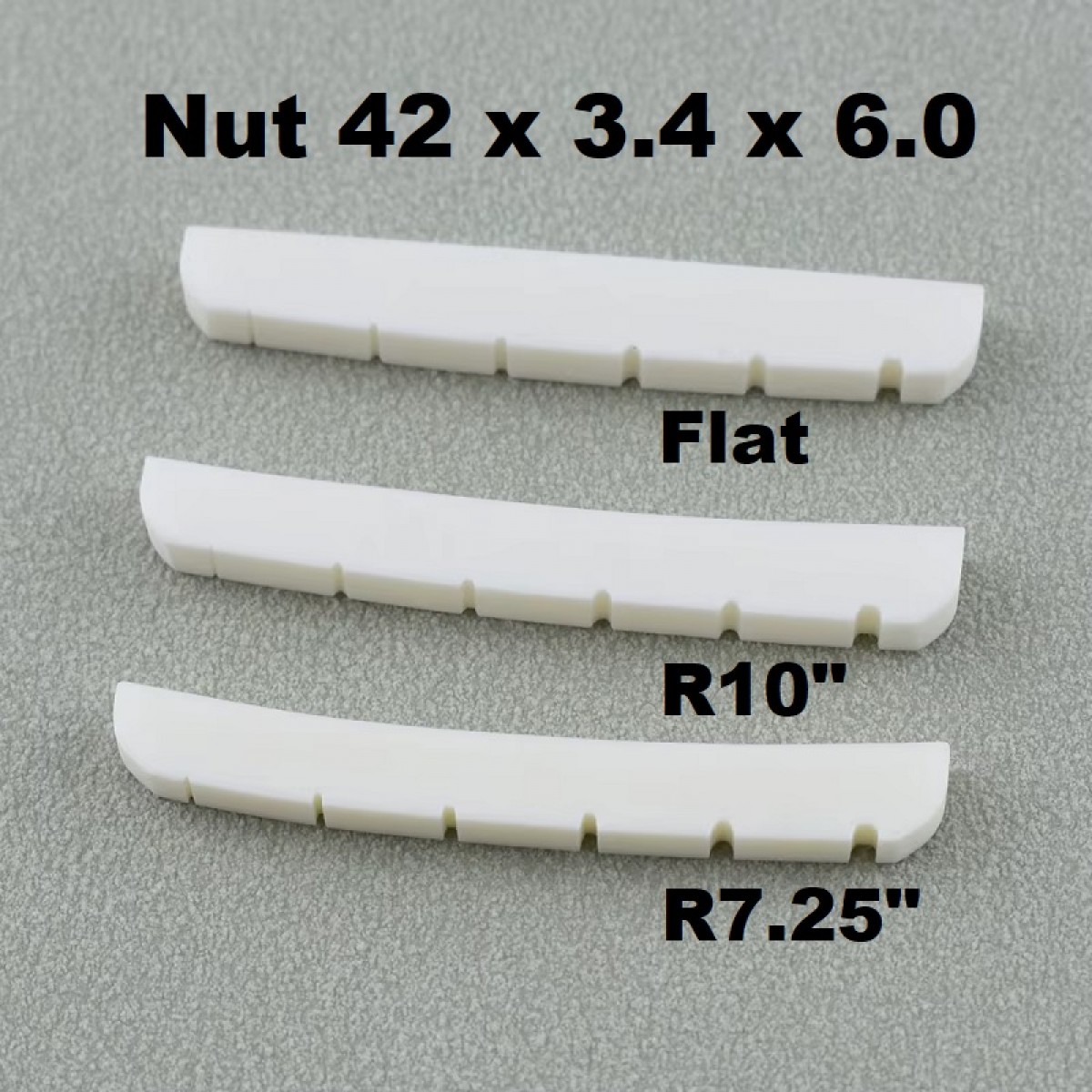 Augšējais slieksnis elektriskajai ģitārai 42mm SP-NTEL-42R10 bone