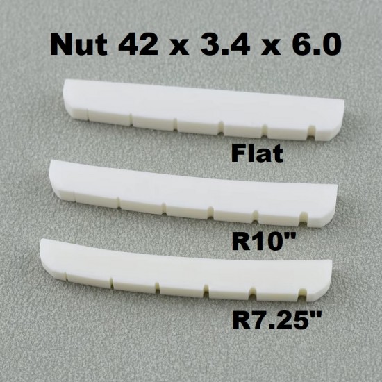 Augšējais slieksnis elektriskajai ģitārai 42mm SP-NTEL-42Flat bone 