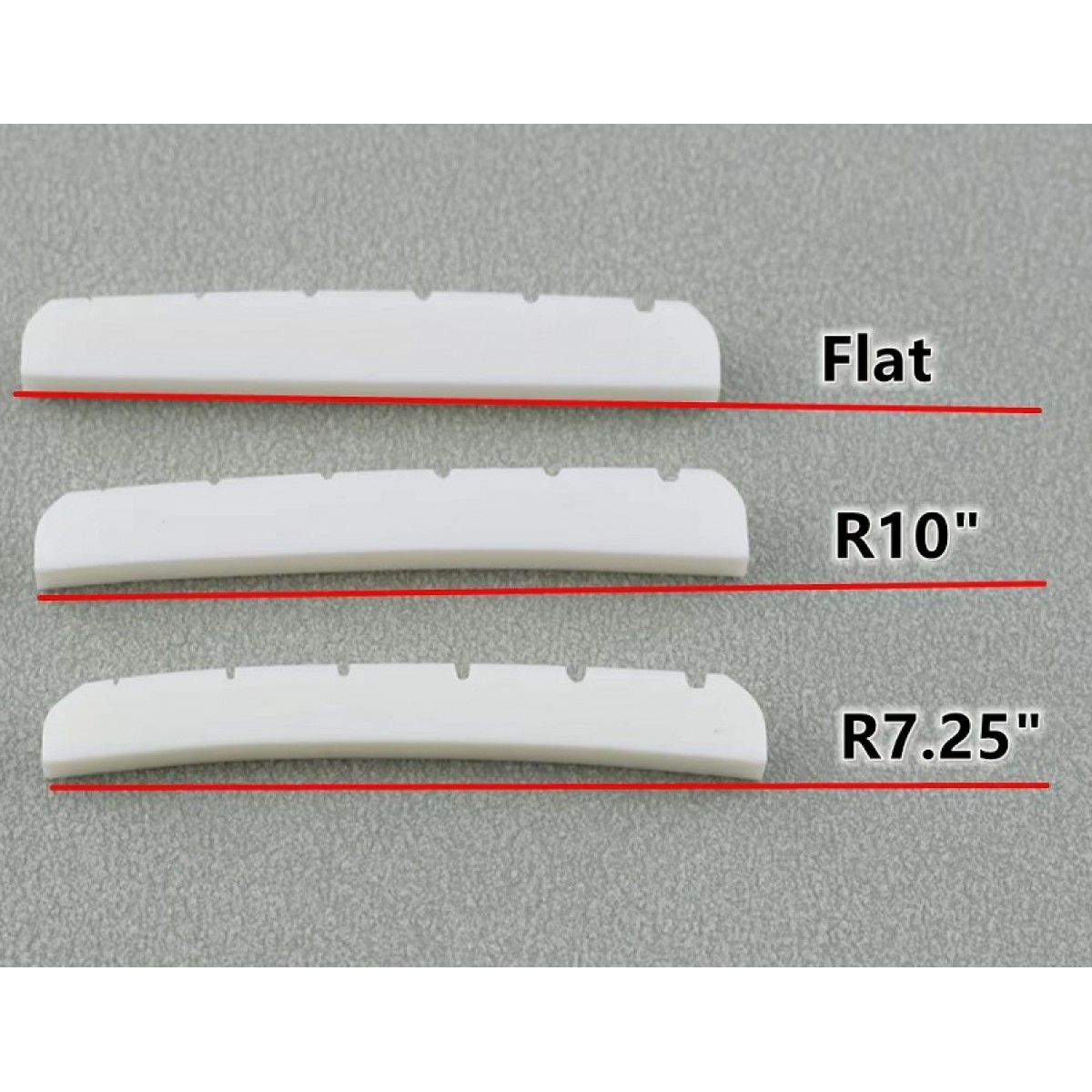 Augšējais slieksnis elektriskajai ģitārai 43mm SP-NTEL-43Flat bone