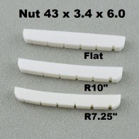 Augšējais slieksnis elektriskajai ģitārai 43mm SP-NTEL-43Flat bone