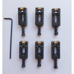 Ģitāras bridge saddle F63R BK