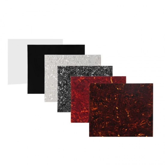 Pašlīmējoša ģitāras pickguard loksne 20*17 dekoratīvais aizsargelements PG-BK 