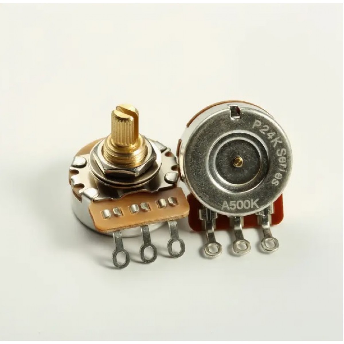 Ģitāras potenciometrs lineārs H82 TONE 24-16SL-A500K