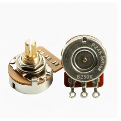 Ģitāras potenciometrs logaritmisks H81 VOLUME 24-16SL-B250K