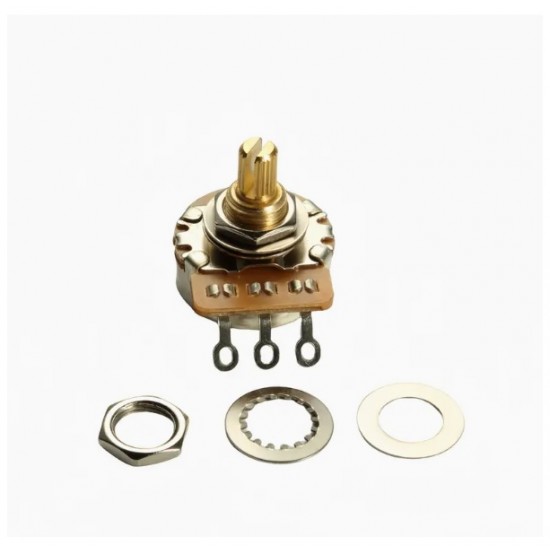 Ģitāras potenciometrs lineārs H80 TONE 24-16SL-A250K
