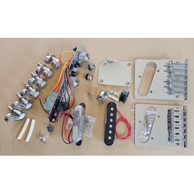 Ģitāras Telecaster rezerves daļas  (komplekts) Spare parts TELE