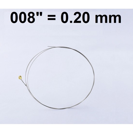 Single plain steel string for electric/ acoustic guitar PLS-008