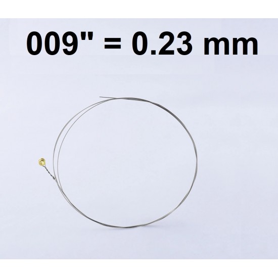 Single plain steel string for electric/ acoustic guitar PLS-009