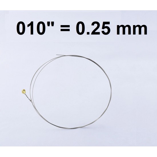 Single plain steel string for electric/ acoustic guitar PLS-010