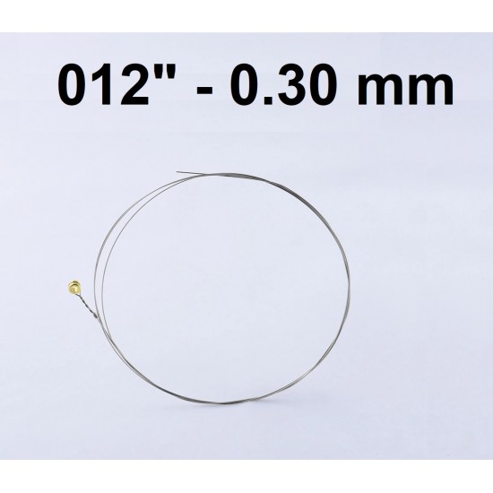 Single plain steel string for electric/ acoustic guitar PLS-012