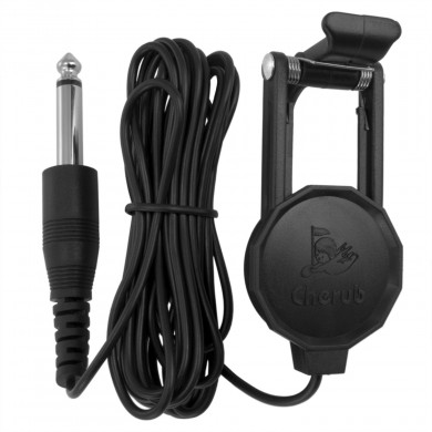 Guitar piezo clip pickup for acoustic guitar, ukulele, mandolin Cherub WCP-60G 