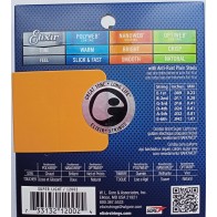 Elektriskās ģitāras stīgas 12002 Elixir 09-42 Nanoweb (ASV)