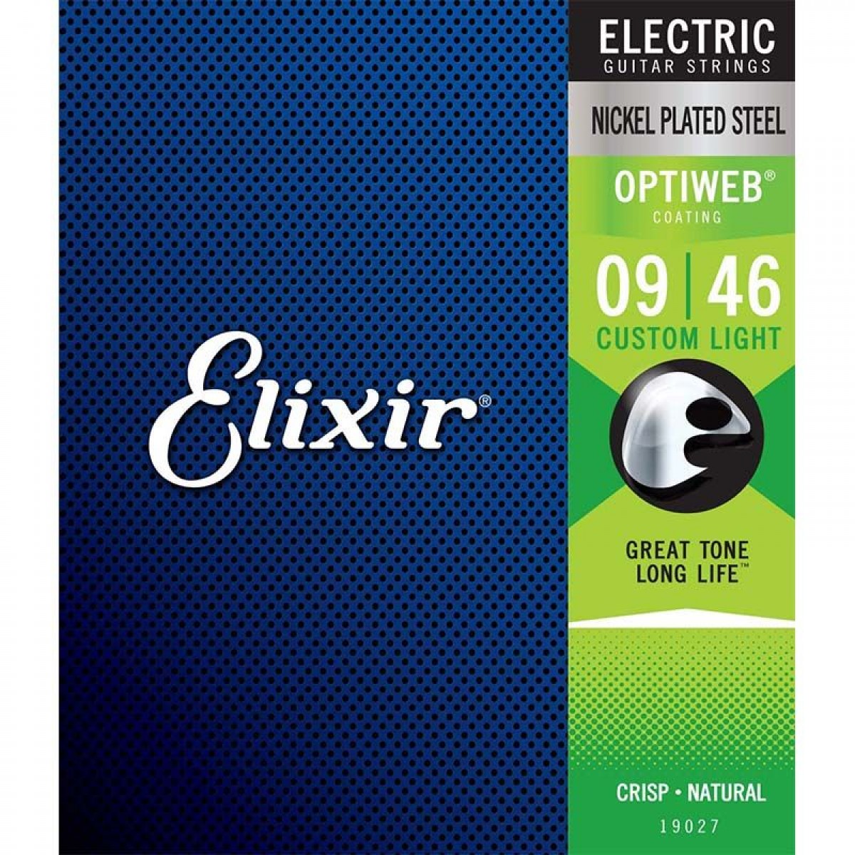 Elektriskās ģitāras stīgas 19027 Elixir 09-46 Optiweb (ASV)