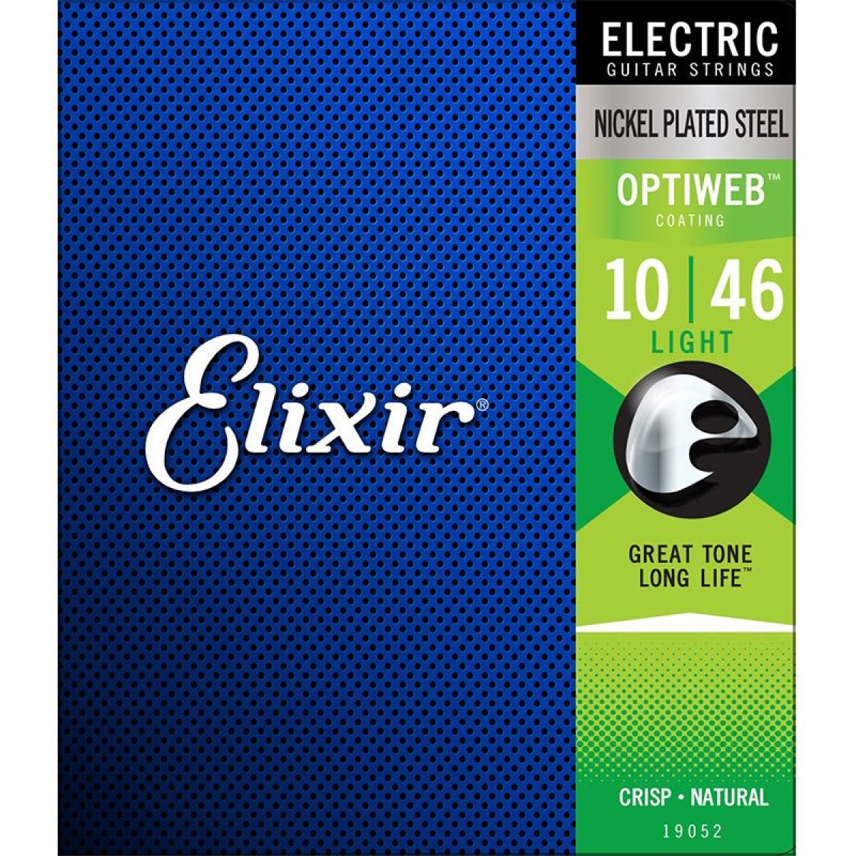Elektriskās ģitāras stīgas 19052 Elixir 10-46 Optiweb (ASV)