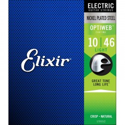 Elektriskās ģitāras stīgas 19052 Elixir 10-46 Optiweb (ASV)