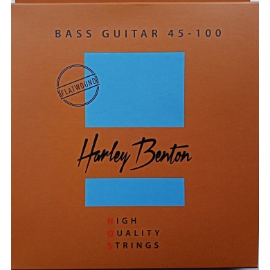 Set of strings for bass guitar 45-100 flatwound H.Benton