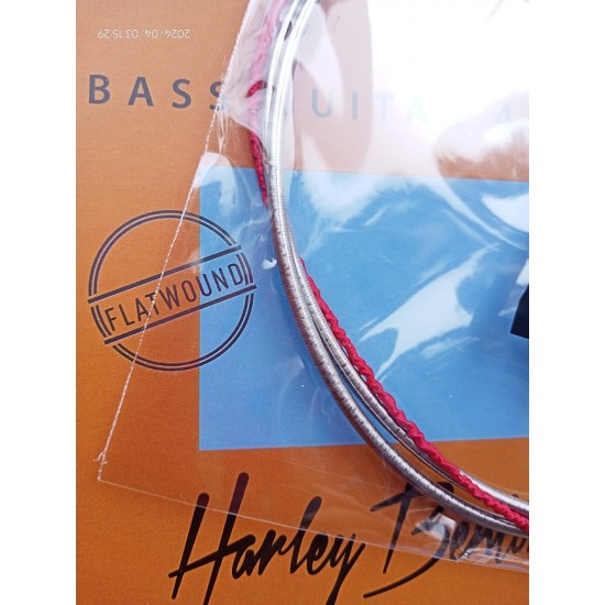 Set of strings for bass guitar 45-100 flatwound H.Benton