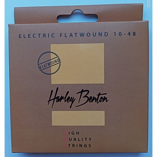 Set of strings for electric guitar 10-48 flatwound H.Benton