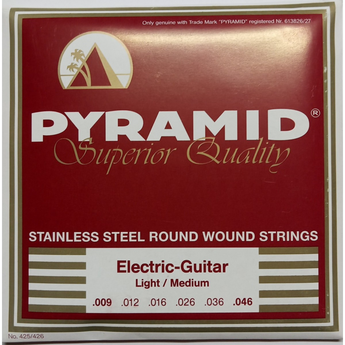 Elektriskās ģitāras stīgas Pyramid 09-46 Stainless steel round wound (Vācija)