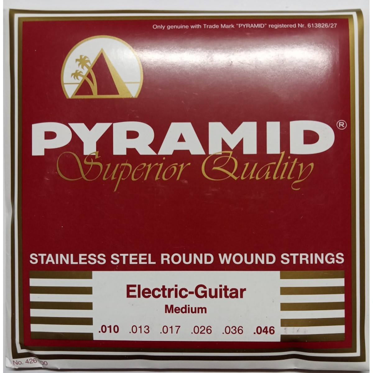 Elektriskās ģitāras stīgas Pyramid 10-46 Stainless steel round wound (Vācija)