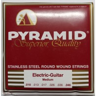 Elektriskās ģitāras stīgas Pyramid 10-46 Stainless steel round wound (Vācija)