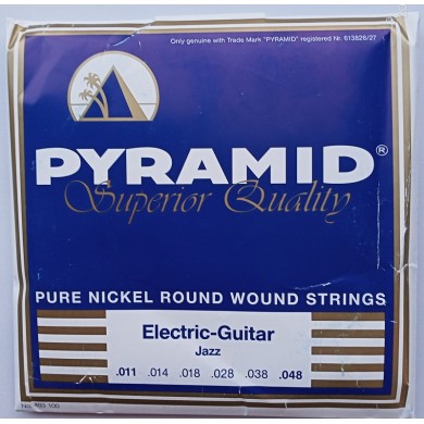 Set of strings for electric guitar Jazz Pyramid 11-48 Nickel round