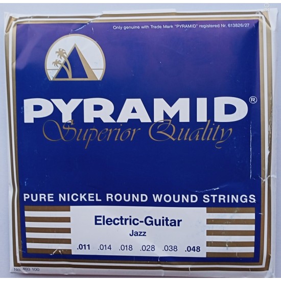 Set of strings for electric guitar Jazz Pyramid 11-48 Nickel round