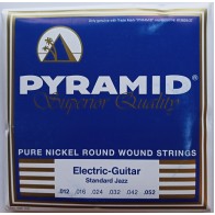 Elektriskās ģitāras stīgas Jazz Pyramid 12-52 Nickel round (Vācija)