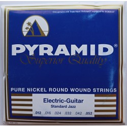 Elektriskās ģitāras stīgas Jazz Pyramid 12-52 Nickel round (Vācija)