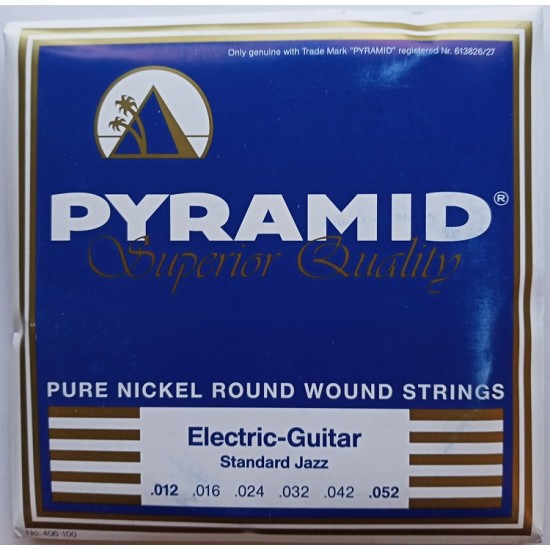 Set of strings for electric guitar Jazz Pyramid 12-52 Nickel round