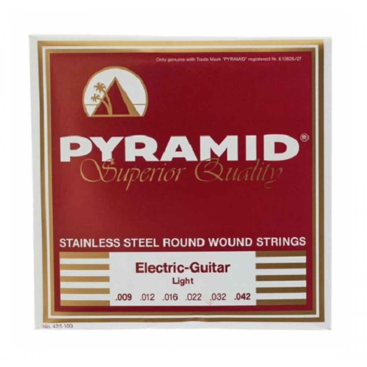 Elektriskās ģitāras stīgas Pyramid 09-42 Stainless steel round wound (Vācija)