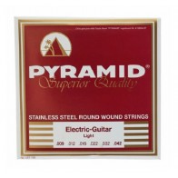 Elektriskās ģitāras stīgas Pyramid 09-42 Stainless steel round wound (Vācija)