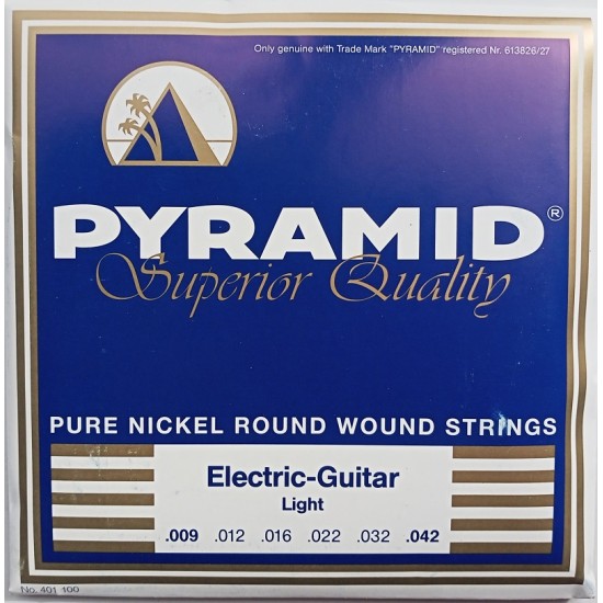 Set of strings for electricc guitar Pyramid 09-42 Nickel round