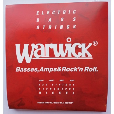 Set of strings for bass guitar ML4 Warwick 40-100 nickel roundwound