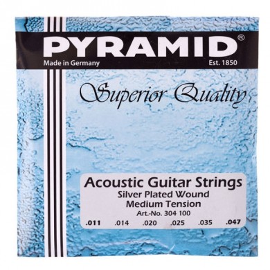 Set of strings for acoustic guitarPyramid 11-47 Silver