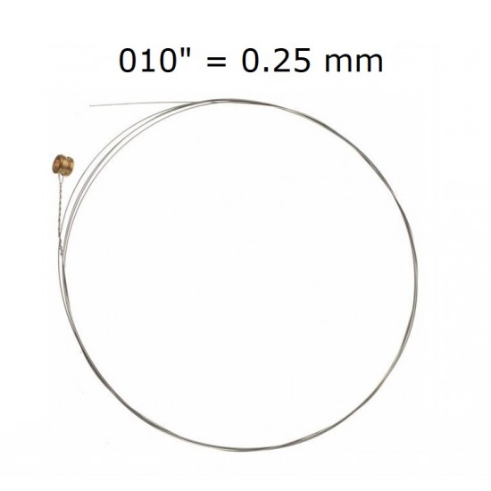 Single plain steel string for electric/ acoustic guitar Pyramid PLS-010