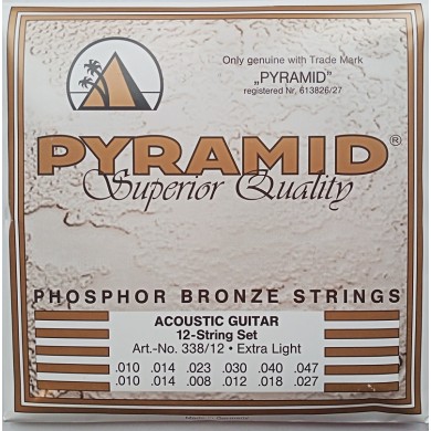 Set of strings for 12-string acoustic guitar Pyramid 10-47 PH