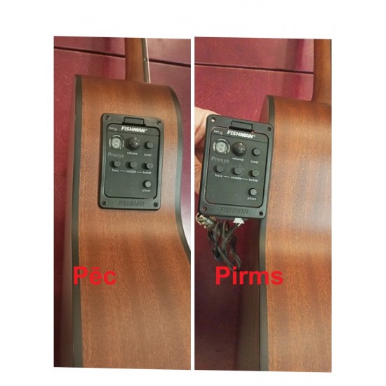 Guitar repair EQ tembroblok Installation