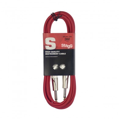 Ģitāras Instrumentu vads jack-jack 3m SGC3DL CRD Stagg