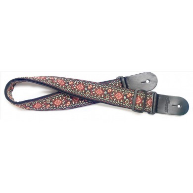 Guitar strap Stagg SWO COT JIM BRW