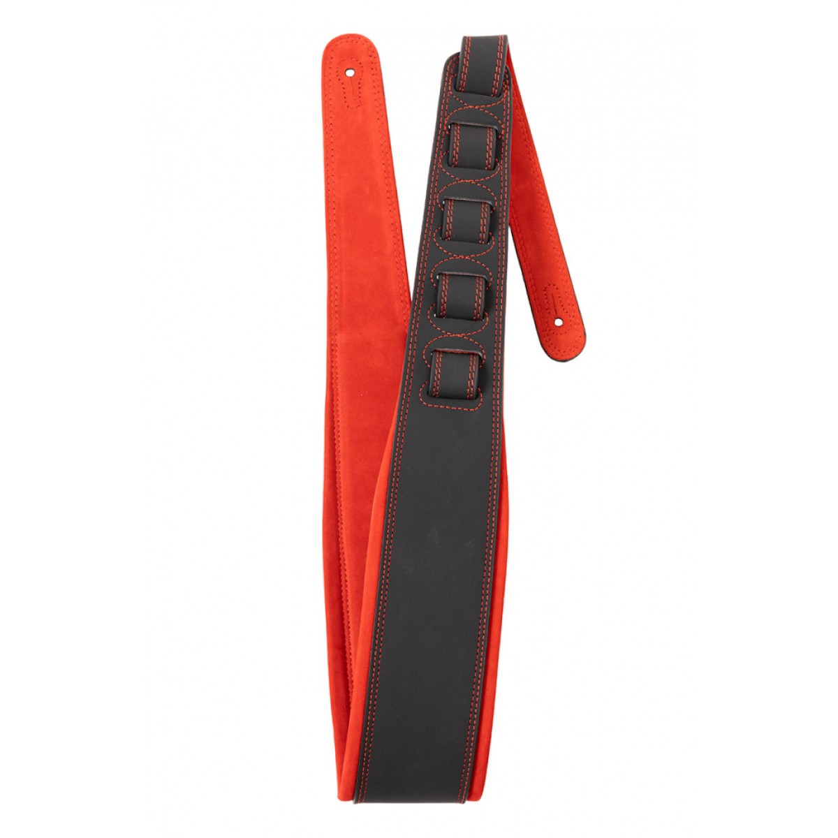 Ģitāras siksna 82-141 cm Stagg SLPL-NUBUK-RED