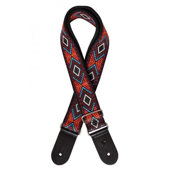Ģitāras siksna 82-141 cm Stagg SWO-SAM2-RED