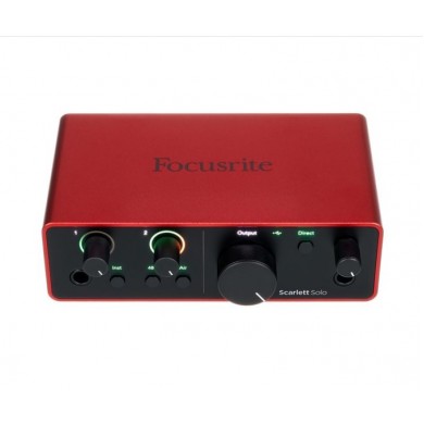 Audio Interface Focusrite Scarlett Solo 4rd Gen audio