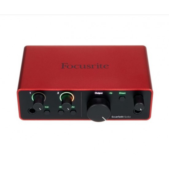 Audio Interface Focusrite Scarlett Solo 4rd Gen audio