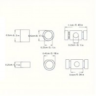 Ģitāras stīgu fiksators string retainer SR12