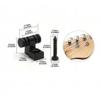 Ģitāras stīgu fiksators string retainer SR13 BK