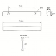 Ģitāras stīgu fiksators string retainer SR19 BK
