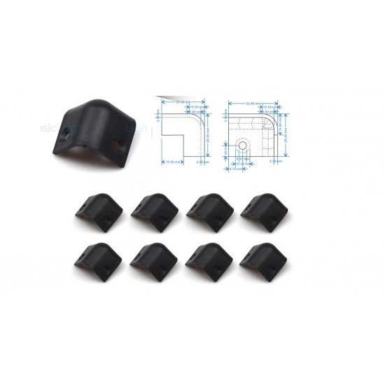 Guitar amplifier corner 29x29mm set SP-PL1