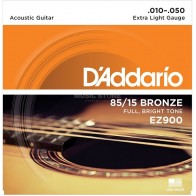 Akustiskās ģitāras stīgas D'Addario EZ900 (10-50)