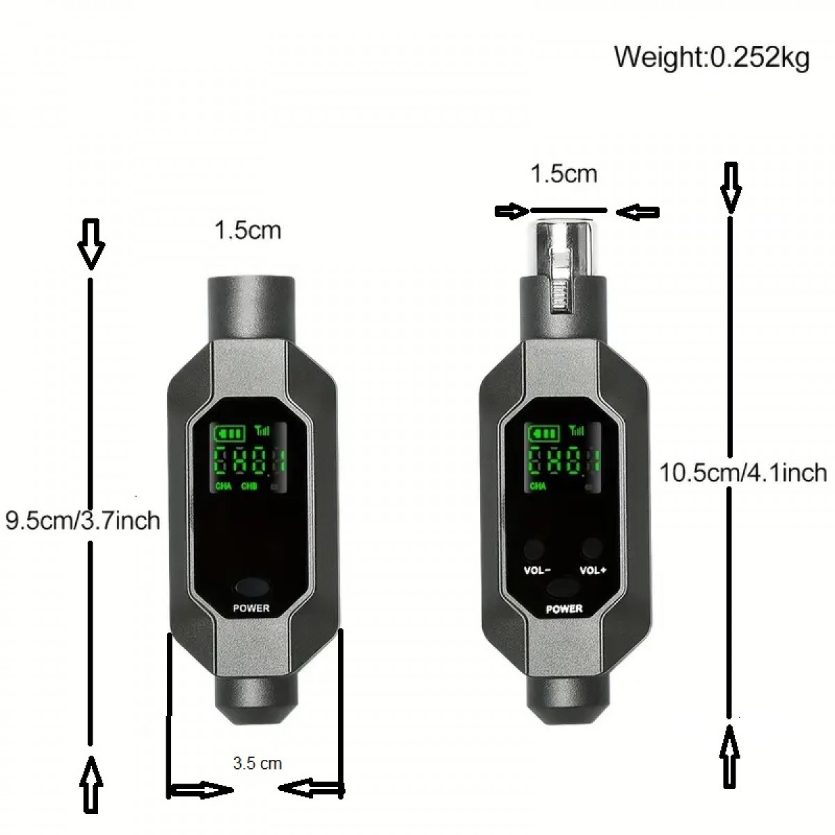 Wireless dynamic microphones (guitar) transmission set SUW U3 Wireless dynamic microphones (guitar) transmission set SUW U3